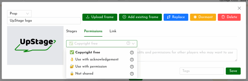 Set permissions
